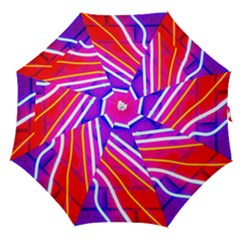 Pop Art Neon Lights Straight Umbrellas by essentialimage365