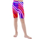 Pop Art Neon Lights Kids  Mid Length Swim Shorts View1