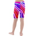 Pop Art Neon Lights Kids  Mid Length Swim Shorts View2