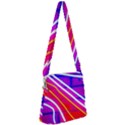 Pop Art Neon Lights Zipper Messenger Bag View1