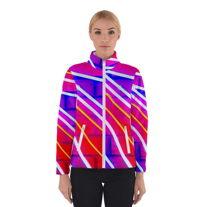 Pop Art Neon Lights Winter Jacket