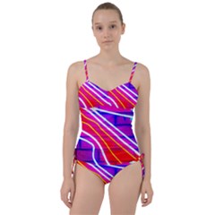 Pop Art Neon Lights Sweetheart Tankini Set by essentialimage365