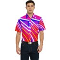 Pop Art Neon Lights Men s Short Sleeve Pocket Shirt  View1