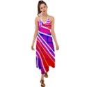 Pop Art Neon Lights Halter Tie Back Dress  View1