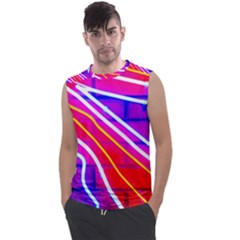 Pop Art Neon Lights Men s Regular Tank Top by essentialimage365