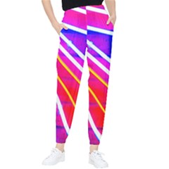 Pop Art Neon Lights Tapered Pants by essentialimage365