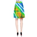 Pop Art Neon Wall A-Line Skirt View2