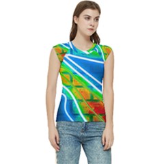 Pop Art Neon Wall Women s Raglan Cap Sleeve Tee by essentialimage365