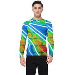 Pop Art Neon Wall Men s Long Sleeve Rash Guard by essentialimage365