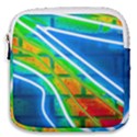 Pop Art Neon Wall Mini Square Pouch View1