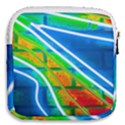 Pop Art Neon Wall Mini Square Pouch View2