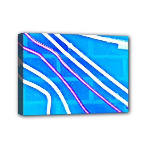 Pop Art Neon Wall Mini Canvas 7  X 5  (stretched) by essentialimage365