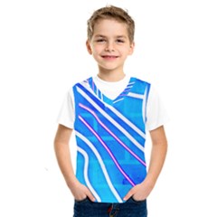 Pop Art Neon Wall Kids  Basketball Tank Top by essentialimage365