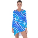 Pop Art Neon Wall Asymmetric Cut-Out Shift Dress View1