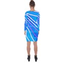 Pop Art Neon Wall Asymmetric Cut-Out Shift Dress View2