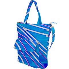 Pop Art Neon Wall Shoulder Tote Bag by essentialimage365