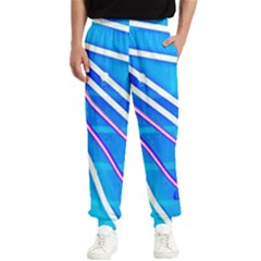 Pop Art Neon Wall Men s Elastic Waist Pants by essentialimage365