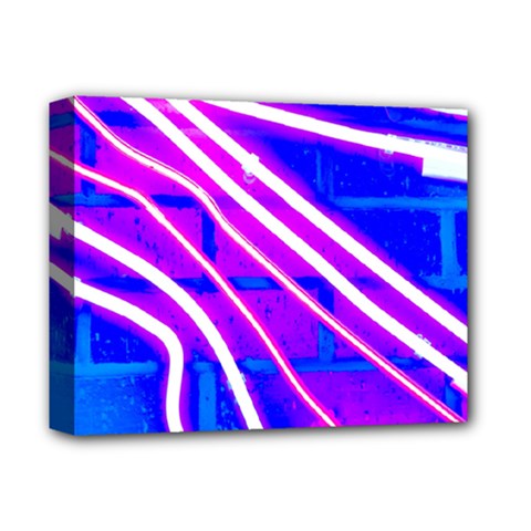 Pop Art Neon Wall Deluxe Canvas 14  X 11  (stretched) by essentialimage365