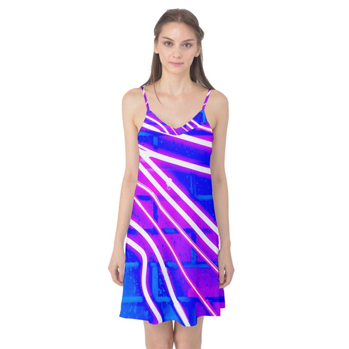 Pop Art Neon Wall Camis Nightgown