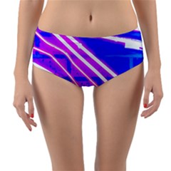 Pop Art Neon Wall Reversible Mid-waist Bikini Bottoms by essentialimage365