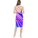 Pop Art Neon Wall Bodycon Cross Back Summer Dress View2