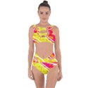 Pop Art Neon Wall Bandaged Up Bikini Set  View1