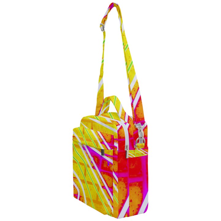 Pop Art Neon Wall Crossbody Day Bag