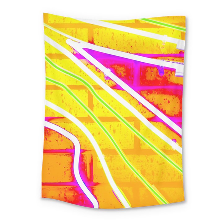 Pop Art Neon Wall Medium Tapestry