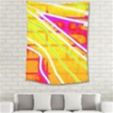 Pop Art Neon Wall Medium Tapestry View2