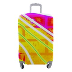 Pop Art Neon Wall Luggage Cover (small) by essentialimage365