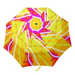 Pop Art Neon Wall Folding Umbrellas