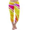 Pop Art Neon Wall Capri Winter Leggings  View1