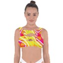 Pop Art Neon Wall Bandaged Up Bikini Top View1