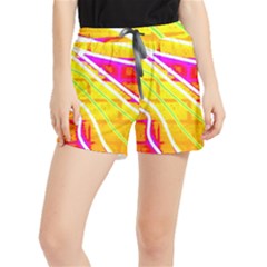 Pop Art Neon Wall Runner Shorts by essentialimage365