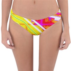 Pop Art Neon Wall Reversible Hipster Bikini Bottoms by essentialimage365