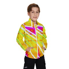 Pop Art Neon Wall Kids  Windbreaker by essentialimage365