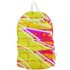 Pop Art Neon Wall Foldable Lightweight Backpack by essentialimage365