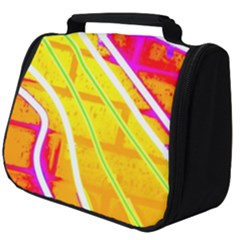 Pop Art Neon Wall Full Print Travel Pouch (big) by essentialimage365