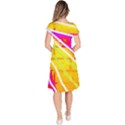 Pop Art Neon Wall Classic Short Sleeve Dress View4