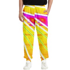 Pop Art Neon Wall Men s Elastic Waist Pants by essentialimage365