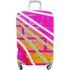 Pop Art Neon Wall Luggage Cover (large)