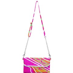 Pop Art Neon Wall Mini Crossbody Handbag by essentialimage365