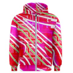 Pop Art Neon Wall Men s Zipper Hoodie by essentialimage365