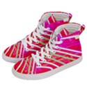 Pop Art Neon Wall Men s Hi-Top Skate Sneakers View2