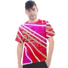 Pop Art Neon Wall Men s Sport Top by essentialimage365