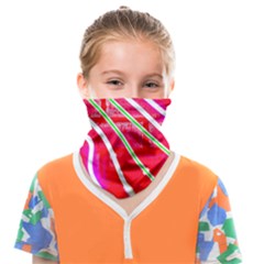 Pop Art Neon Wall Face Covering Bandana (kids) by essentialimage365