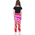 Pop Art Neon Wall Kids  Elastic Waist Pants View2