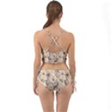 Clock Butterfly Pattern Mini Tank Bikini Set View2