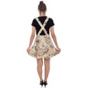 Clock Butterfly Pattern Velvet Suspender Skater Skirt View2