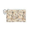 Clock Butterfly Pattern Canvas Cosmetic Bag (Small) View1